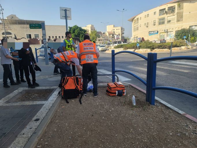 זירת התאונה בנחל איילון צילום: איחוד והצלה