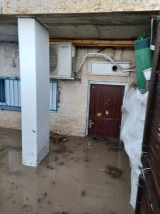 5 משפחות חולצו מבתים שהוצפו בגשם הכבד שירד אתמול