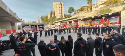 תרגיל כיבוי אש בדיור מוגן ביישוב שורש