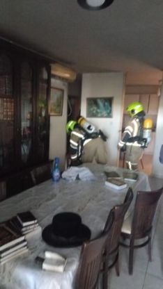 אירוע שריפה של דירה בתוך בניין, ברחוב רבי צדוק, בית שמש