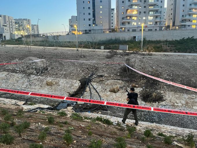 זירת התאונה צילום: משטרת ישראל