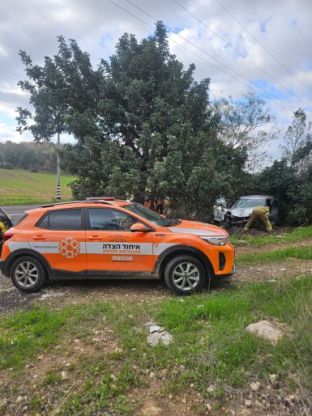 רוכב אופנוע נפצע קשה בתאונה עצמית- המשטרה פתחה בחקירה