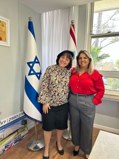 בלוך עם נילי אהרון ראש עיריית ירוחם