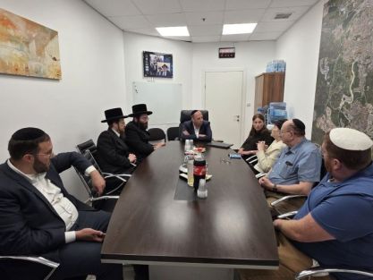 אחרי תקופת שפל: פגישה רשמית בין בית שמש לבין מחוז ראמאפו שבניו יורק