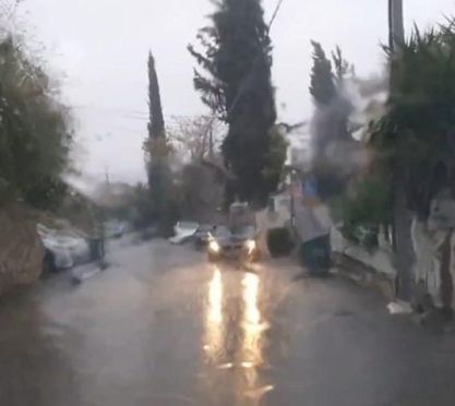 שיא ארצי בירידת גשמים- 55.20 מ"מ במשך שלושה ימים