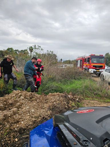 כוחות החילוץ במקום, צילום: כב"ה