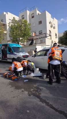 תאונת דרכים קשה ברח' חזון איש בעיר