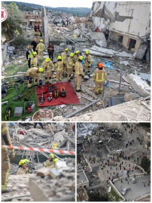 האסון הגדול: טיל פגע בתקרת גג מקלט שהתמוטטה על יושביו