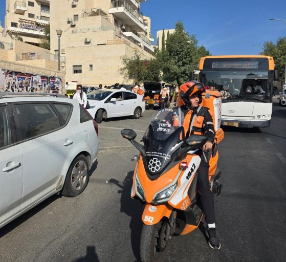 זירת התאונה צילום: איחוד והצלה