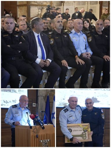 מעמד חילופי מפקדים באדיבות המשטרה מעמד חילופי מפקדים באדיבות המשטרה