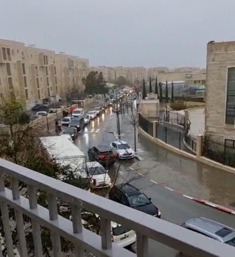 כך נראה כביש פנימי בבית שמש