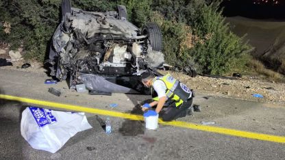 שני הרוגים בתאונה קשה בכביש 383 סמוך לתל עזקה