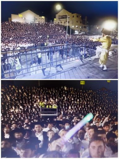 ההדלקות משנת תשפ"ד. מתוך סרטון יו טיוב. לפי סעיף 27 א.