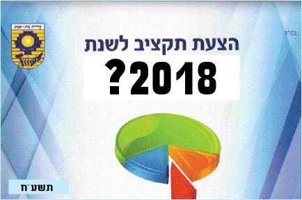 תקציב 2018