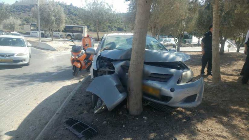 תאונה לא מזירת האירוע צילום: דוברות הצלה