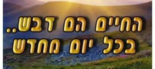 אז למה לקלקל אותם?